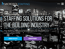 Tablet Screenshot of microsolstaffing.com